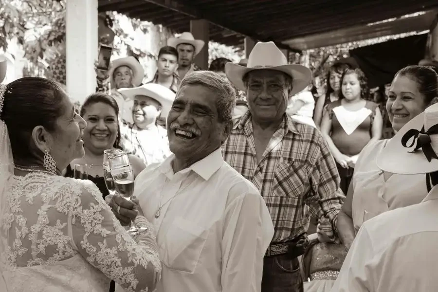 An Elderly Couple Getting Married by Hector Xavier FloBer