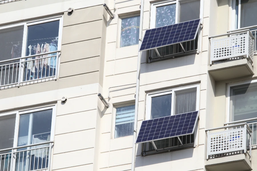 Apartment solar panel