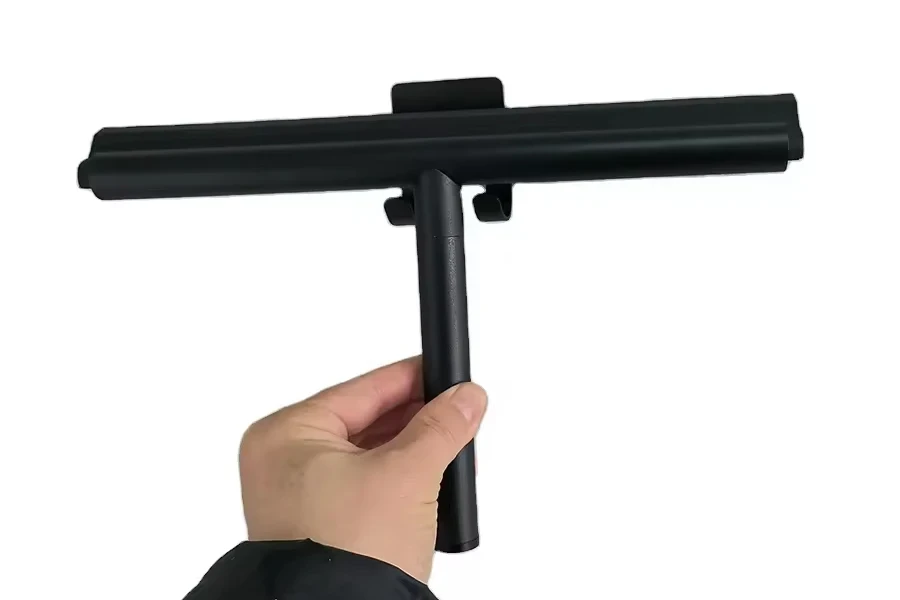 Black Silicone Glass Cleaning Squeegee