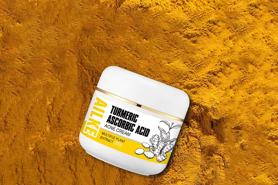 Boost Luster Turmeric Herbal Face Cream Whitening And Acne Removal Pimple Face Anti Acne Cream