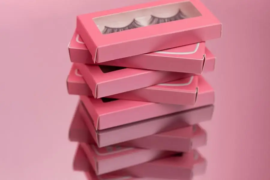 Boxes with Fake Eyelashes by Abdulrhman Alkady