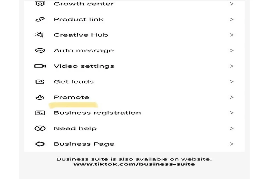 Business account users can access 'Promote' function from Business Suite