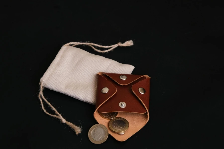 Close Up Photo of a Leather Coin Purse