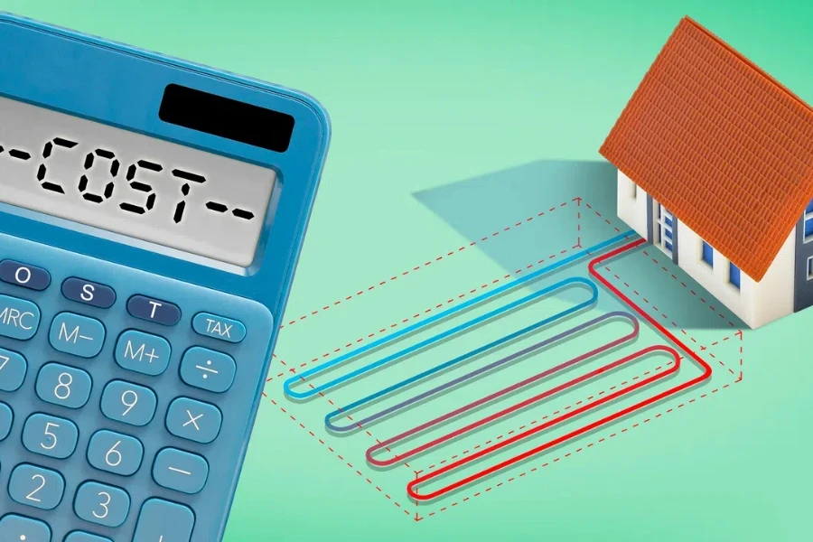 Costs about geothermal installation - Geothermal heating and cooling system linear with ground horizontal collector