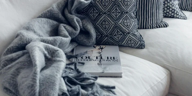 Couture Book on Sofa