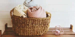 Cozy interior details, scandinavian mininalistic lifestyle