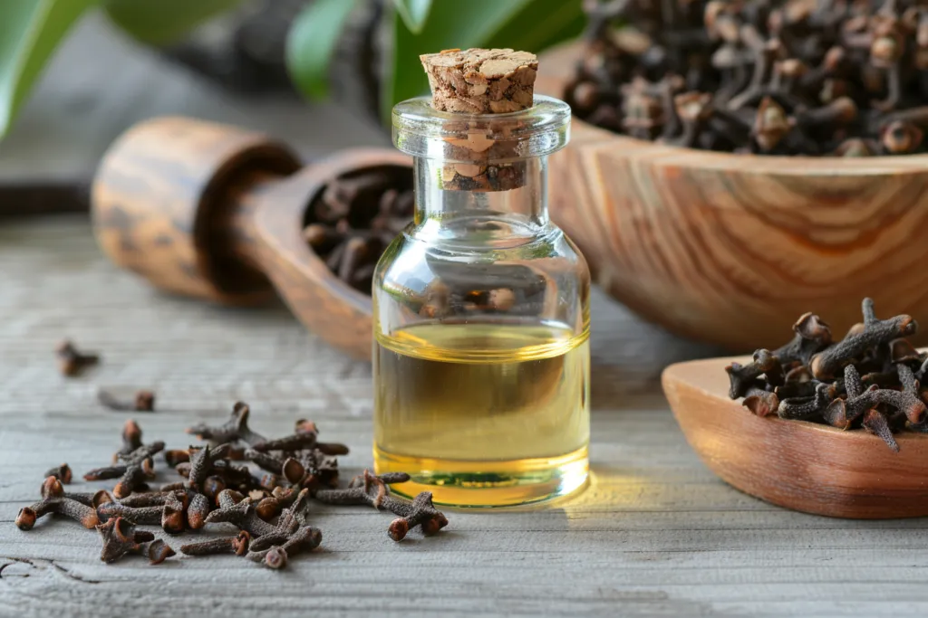 Cup pulmonary clove oil essential