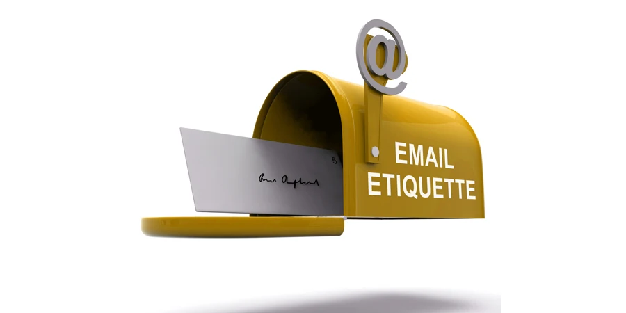 Email Etiquette Electronic Message Rules 3d Rendering