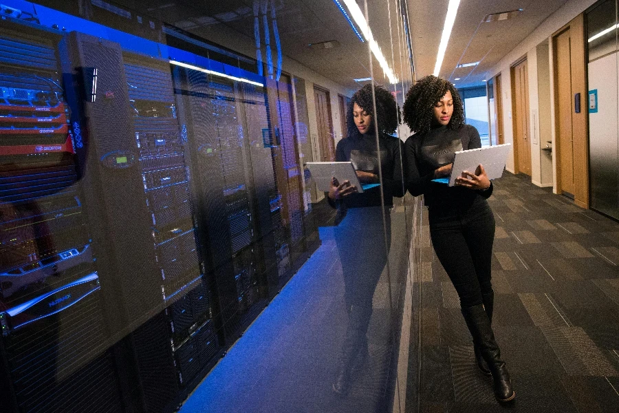 Engineer Holding Laptop