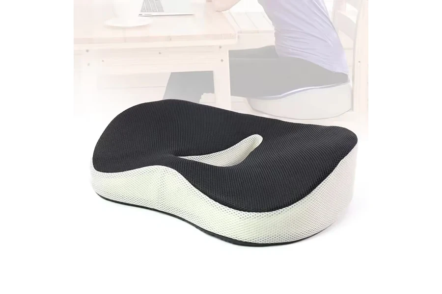 Ergo Design Pain Relief Office Chair 3D Mesh Anti Slip Memory Foam Wheelchair Car Orthopedic Seat Cushion Coccyx Seat Cushion