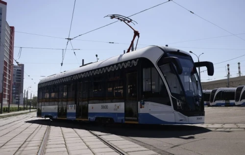 First Driverless Tram in Russia