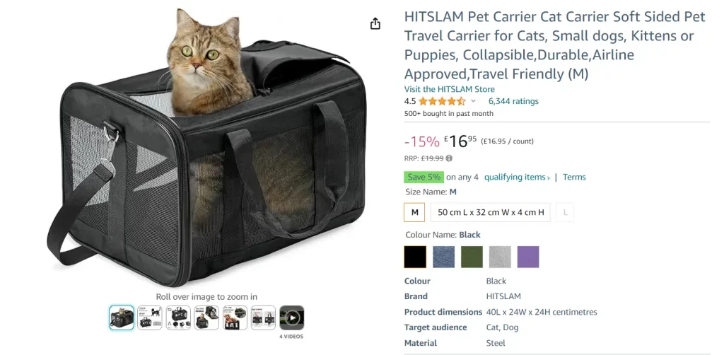 HITSLAM pet carrier