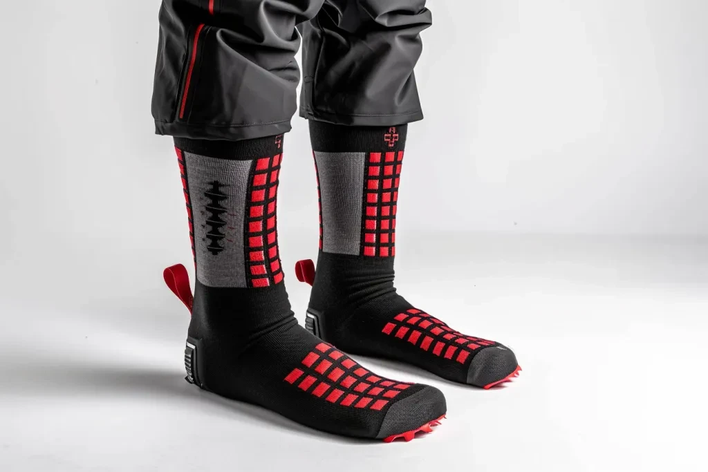 High performance socks with minimalist