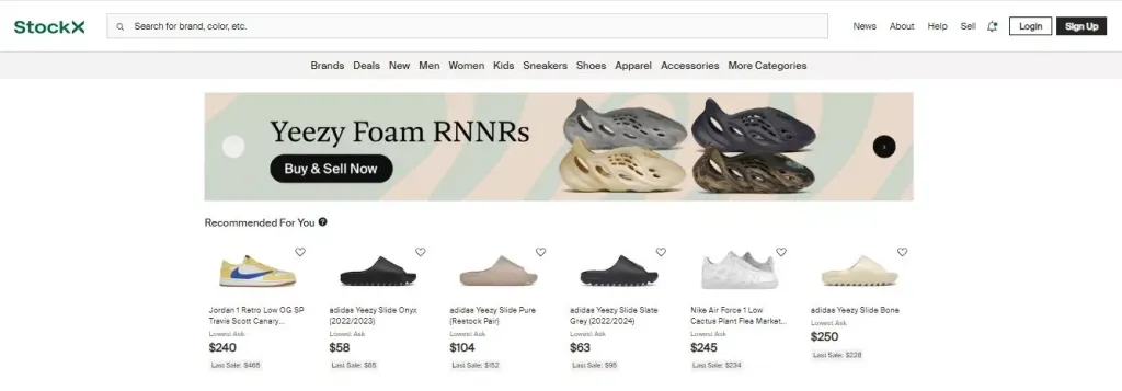 How to sell shoes online: choosing the right platform (StockX)