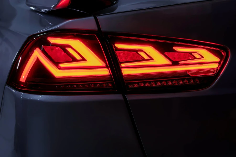 Illuminated Car Tail Light