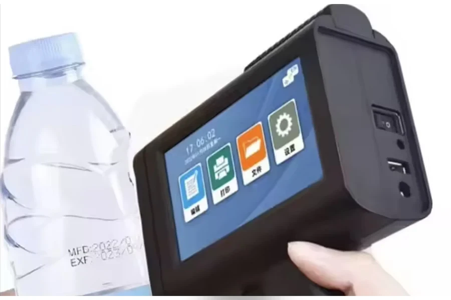 Industrial Portable Inkjet Printer QR Date Code Batch Number Coding Printing Machine