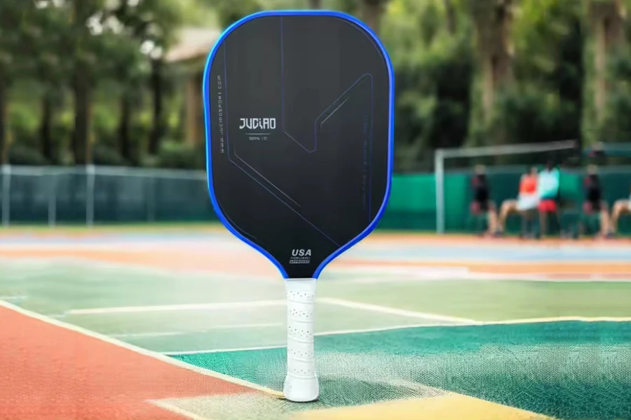 JUCIAO USAPA Approved Thermoforming Unibody Foam Build Edging Raw Carbon Fiber Pickleball Paddle