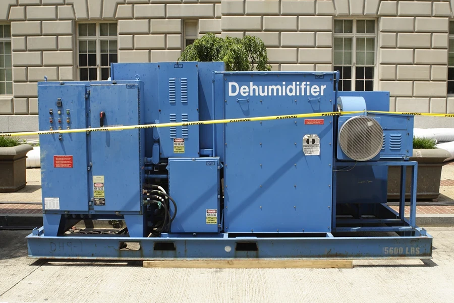 Large Dehumidifier outside the IRS building in Washington