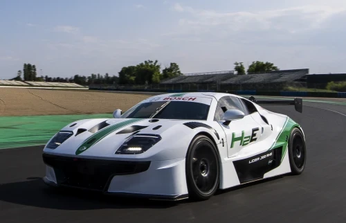 Ligier JS2 RH2 hydrogen-powered demonstrator vehicle