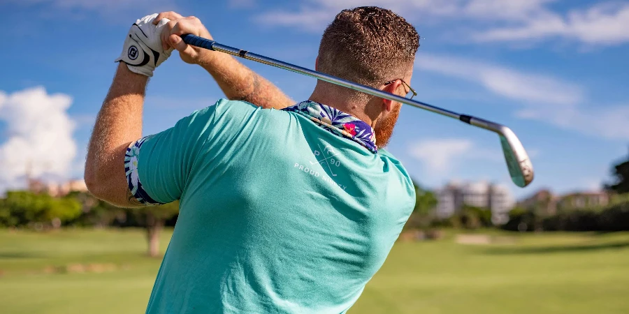 Man Playing Golf