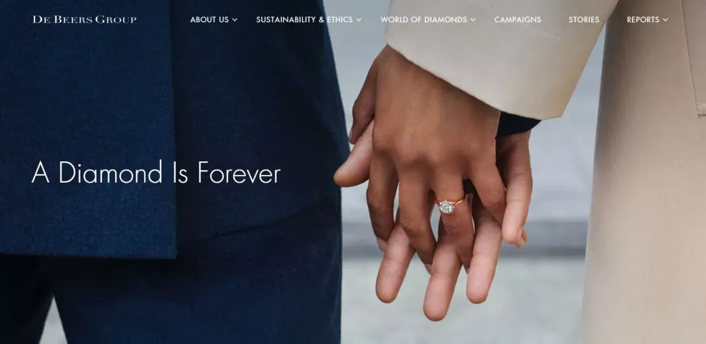 Mastering jewelry marketing: best jewelry marketing campaign example from De Beers