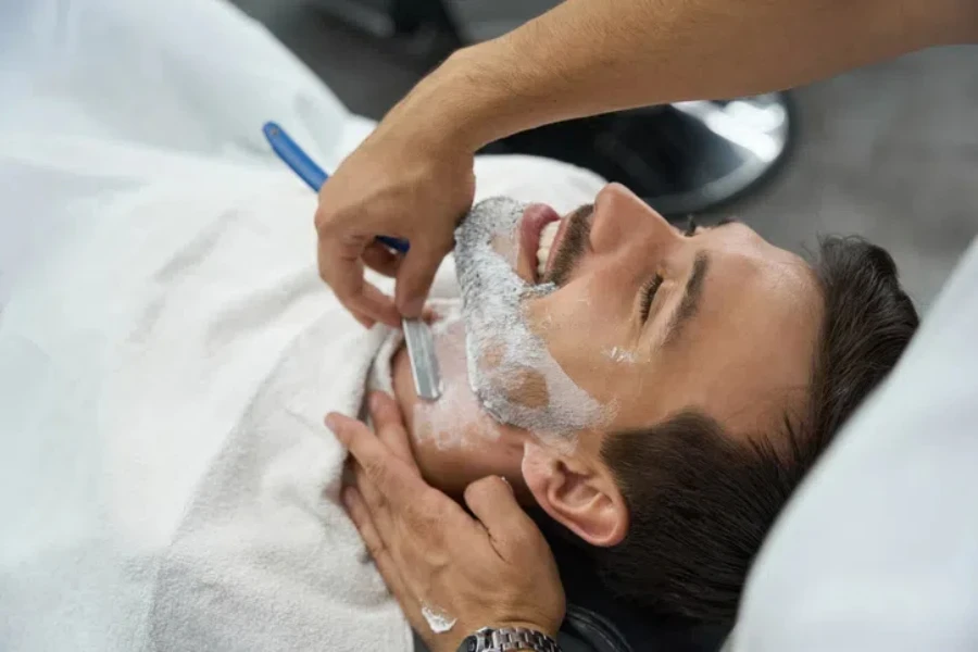 Mastering the technique of straight razor shaving