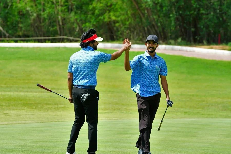 Men Playing Golf