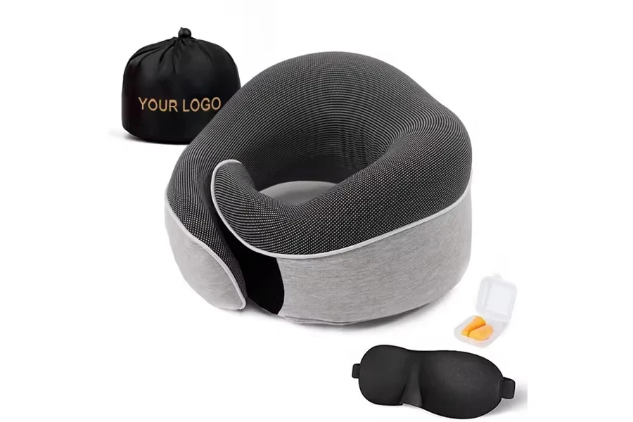 New Products Ergonomic Office Nap Rest Travel Foldable U Shaped Neck Support Travel Pillow