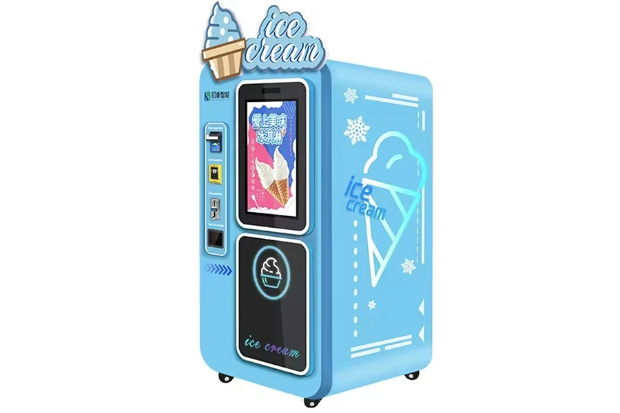 New Style Cool Treats in Seconds Ice Cream Vending Machine