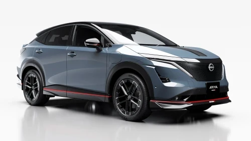 Nissan unveiled the Ariya NISMO at Tokyo Auto Salon 2024