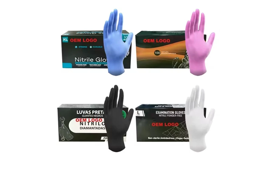 Nitrile Rubber Powder-Free Latex-Free Cleaning Gloves