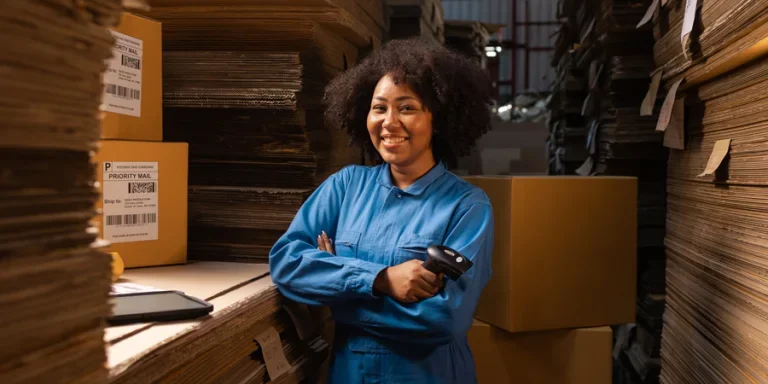 People working in storage