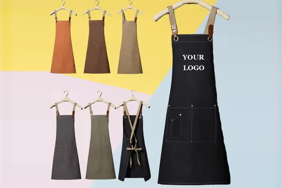 Personalized Custom Cotton Denim Waterproof Apron