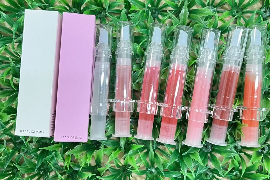 Popular Lip Fuller Lip Booster Syringe Tinted Lip Plumper Gloss Private Label