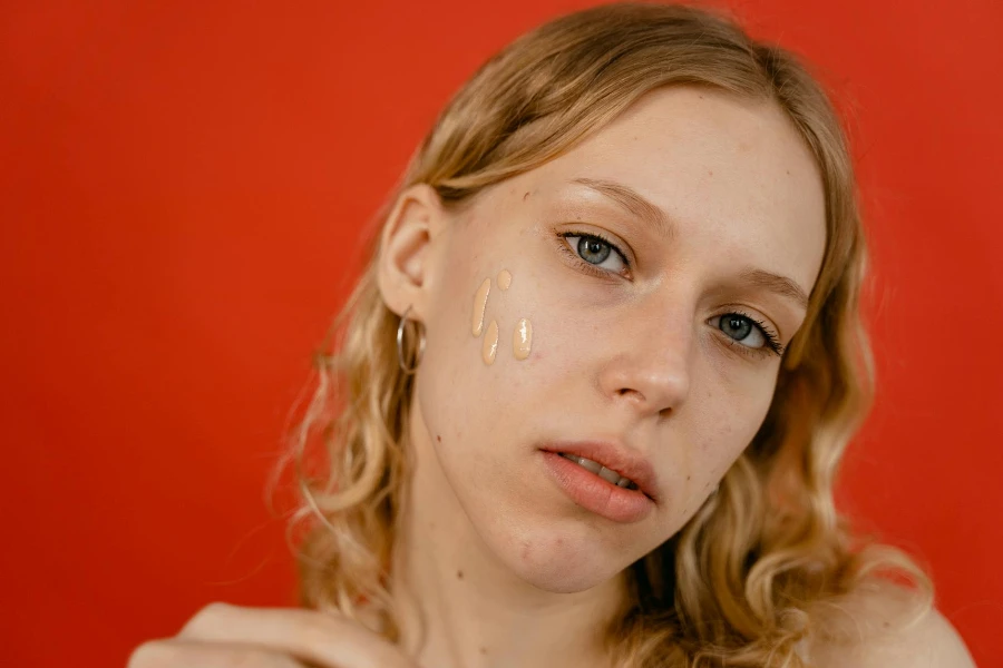 Portrait of a Woman with Blonde Hair