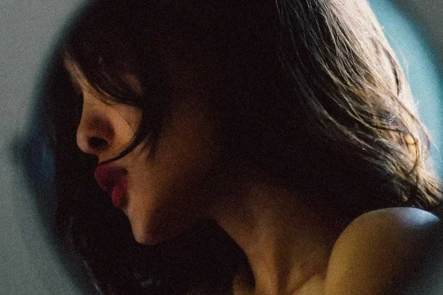 Reflection of Young Woman Profile