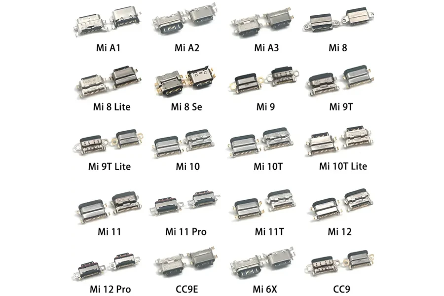 Replacement Charging Port Connector For Xiaomi Mi 12 11T 11 10 9T 9 8 Lite Se A3 A2 A1 Wholesale Mobile Phone Parts