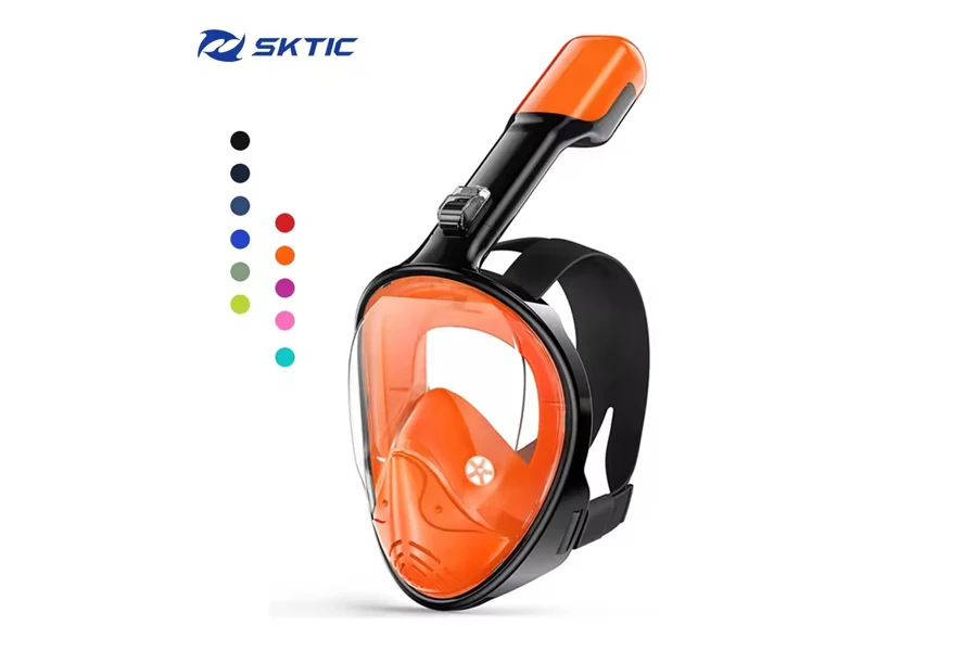 SKTIC Foldable 180 Degree Panoramic View Snorkeling Mask