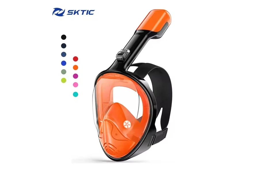 SKTIC Foldable 180 Degree Panoramic View Snorkeling Mask