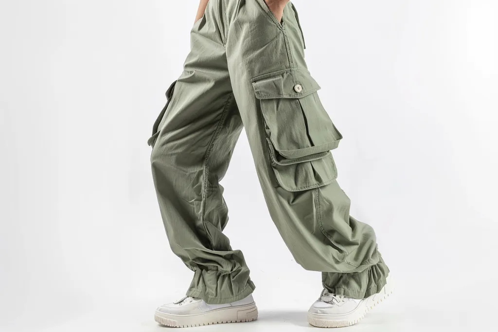 Sage green cargo pants