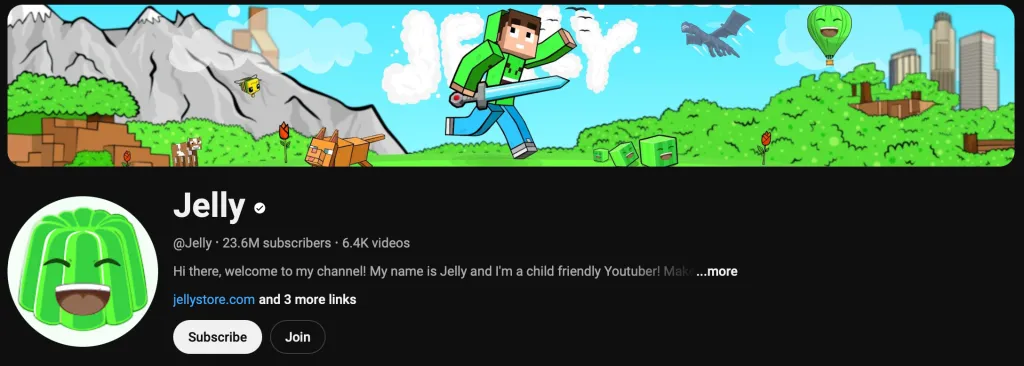 Screenshot from Jelly’s Youtube