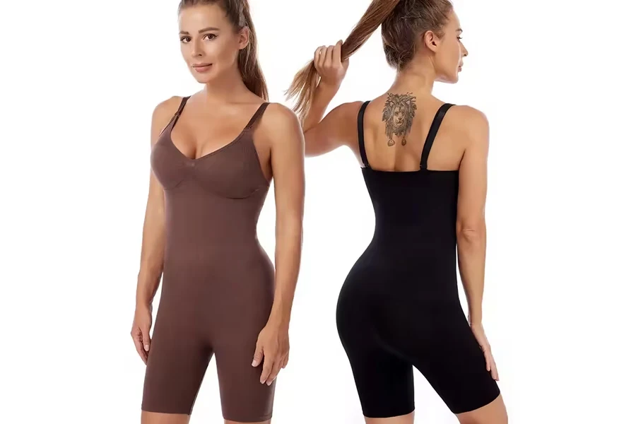 Seamless Full Body Shaper Women Bodysuit Butt Lifter Shorts