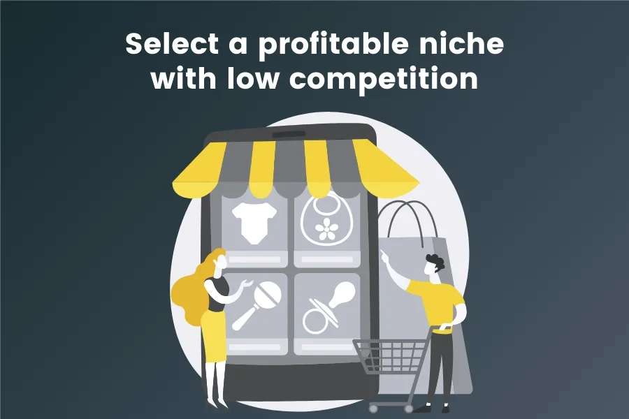 Selecting a profitable niche with low competition