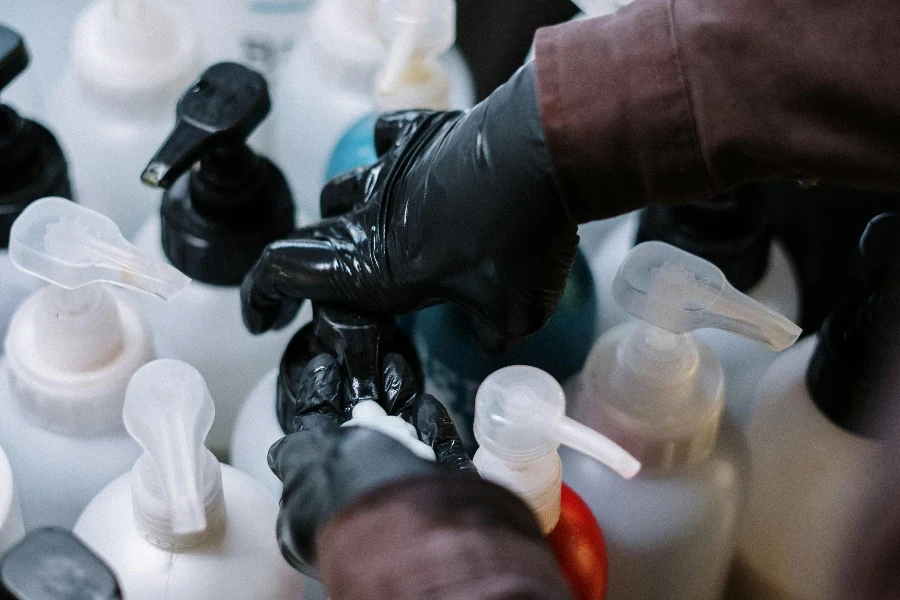 Shampoo and Conditioner Bottles