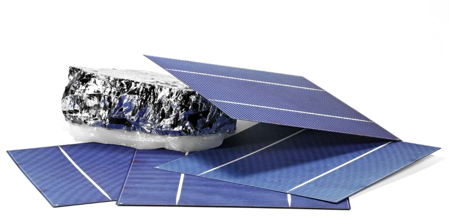 Solar cells with polycrystalline silicon