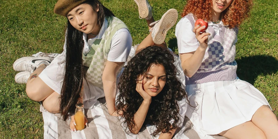 Students having a Picnic on a Sunny Day