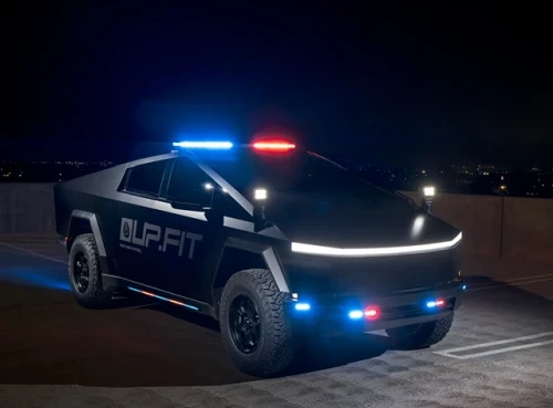 Tesla Cybertruck Police Vehicle