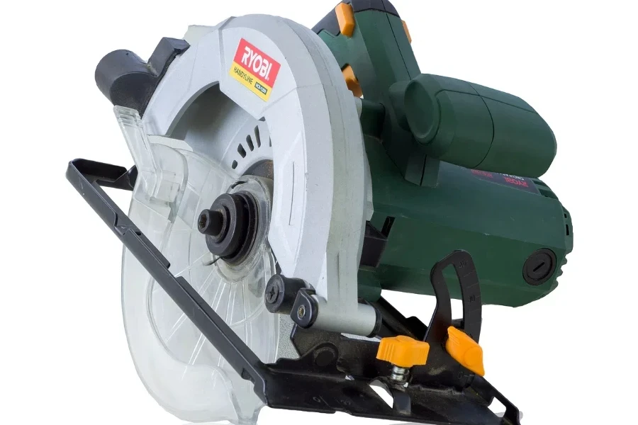 The main components of an electric concrete cutter include the motor, blade, blade guard, and a water delivery system