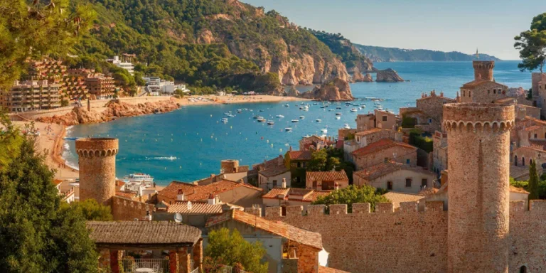 Tossa de Mar on the Costa Brava, Catalunya, Spain