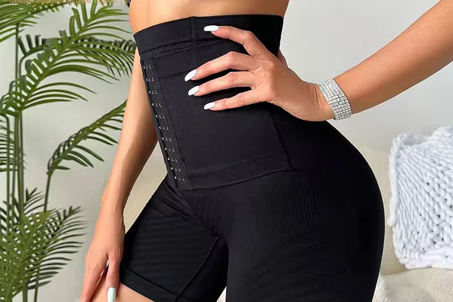 Traceless Seamless Slimming Nylon Control Body Shaper High Waist Panties